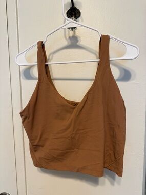 Lululemon Longline Sports Bra Tan